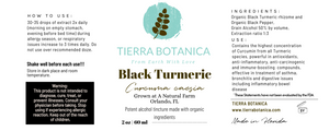 Black Turmeric (Curcuma Caesia) 2 oz (60 ml)